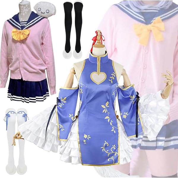 Amazon.co.jp: GGcosplay 男の娘 VTuber 犬山玉姫 犬山たまき 制服